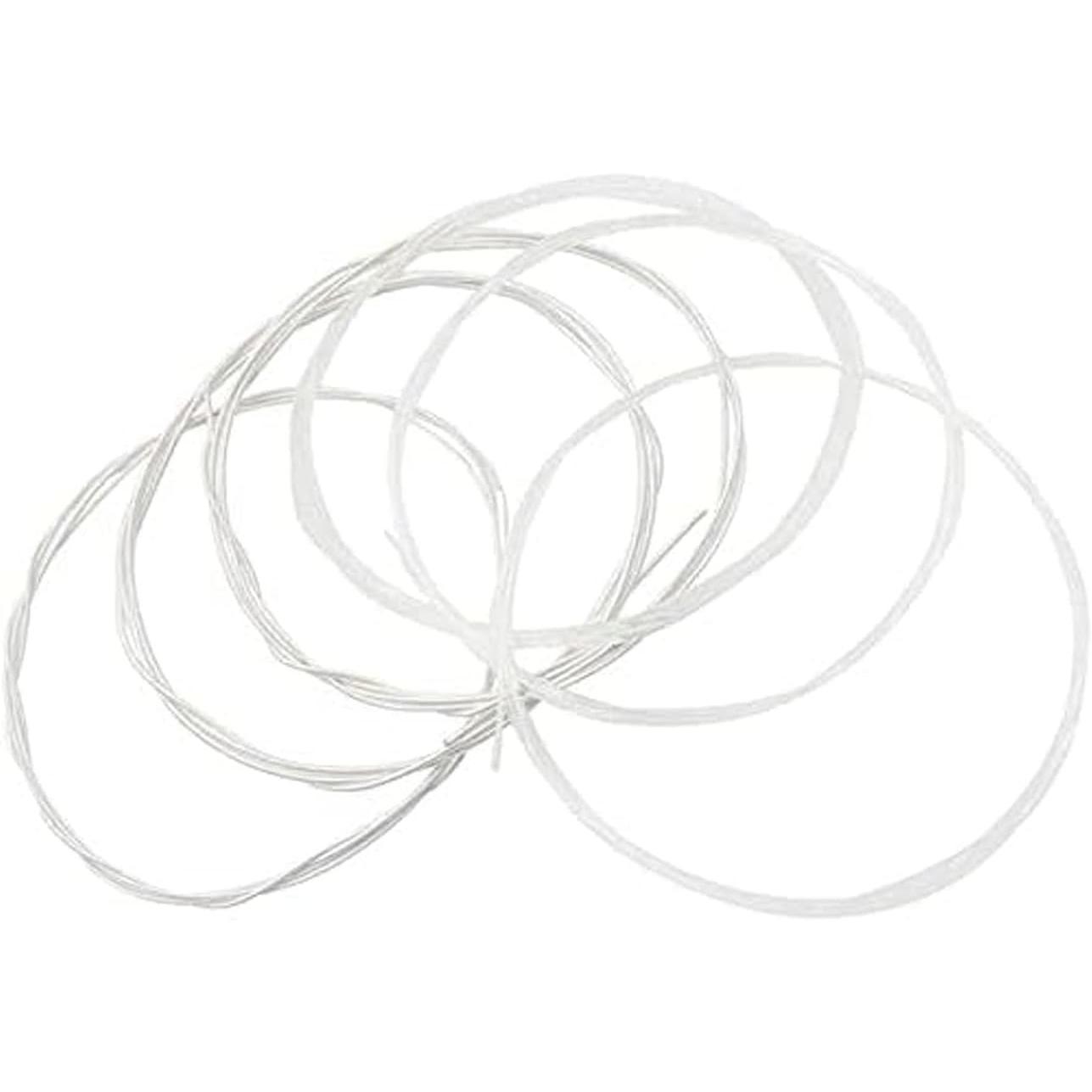 2 Sets of 6 String Guitar Strings Replacement , Nylon String for Classical Guitar Learners and Performers, Include 3 count Clear Nylon and 3 count Core Alloy Winding