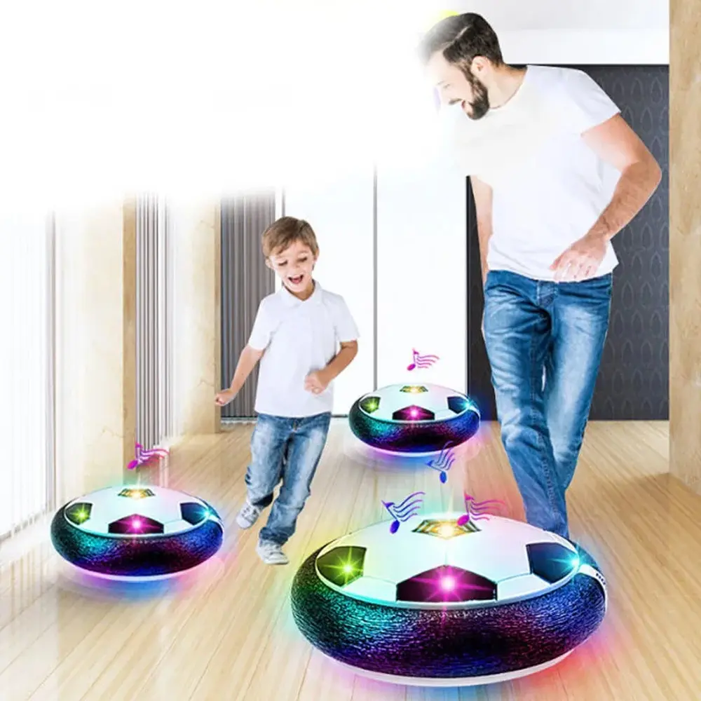 Hover Soccer Ball Toy for Kids, Electric Floating Football with LED Light & Music, Indoor Outdoor Interactive Sport Game Toy, Birthday Holiday Gift for Children