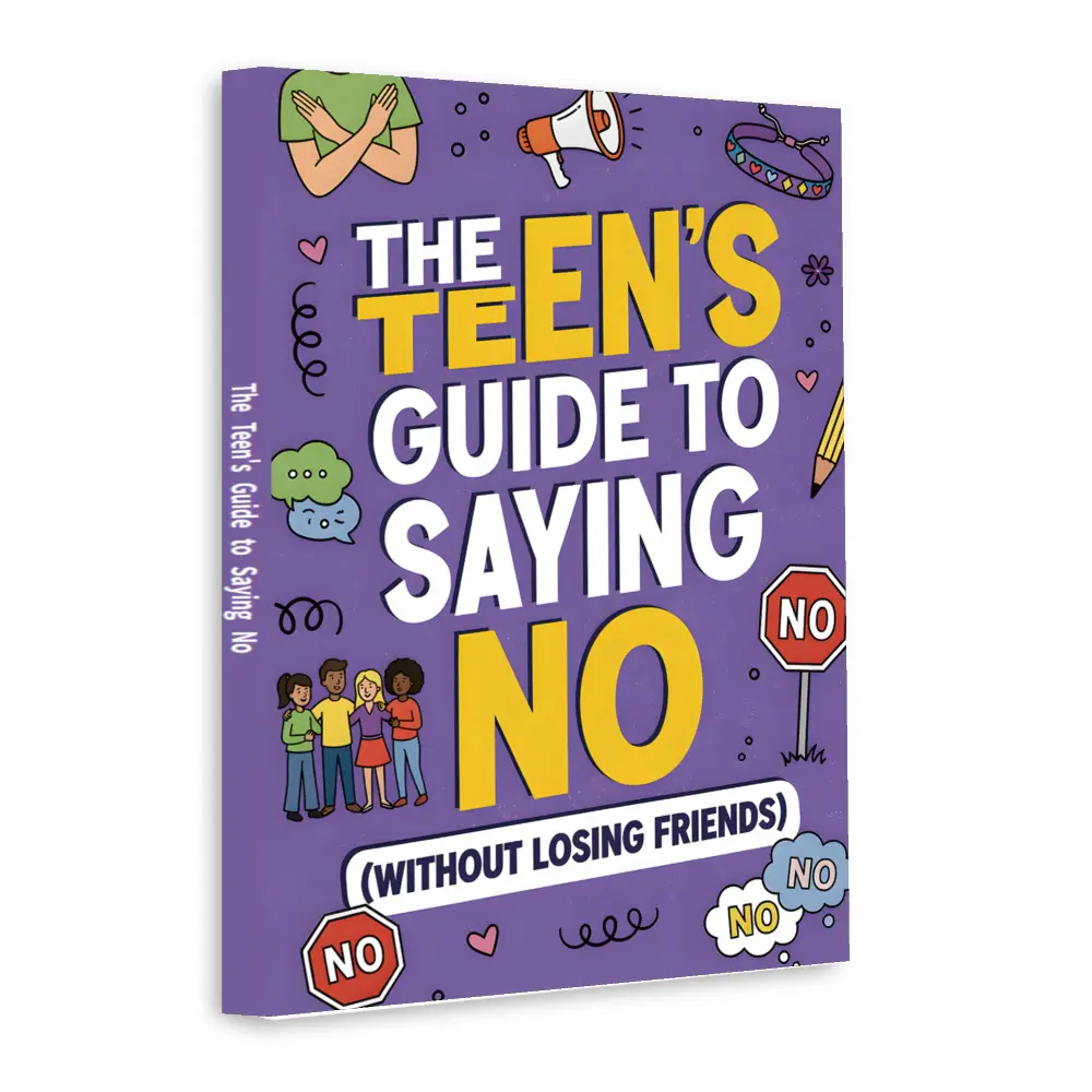 Teen Confidence Guide, Self-Esteem, Boundaries, Assertiveness, Peer Pressure, Emotional Strength, Life Skills for Teens