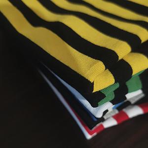 WAGGING WHISKERS Paws & Co.6-Piece Striped Shirt Set: Sleeveless Cotton Puppy Dog Shirts, Breathable Pet Apparel Tank Tops, Colorful Sweatshirts for Small & Medium Dogs