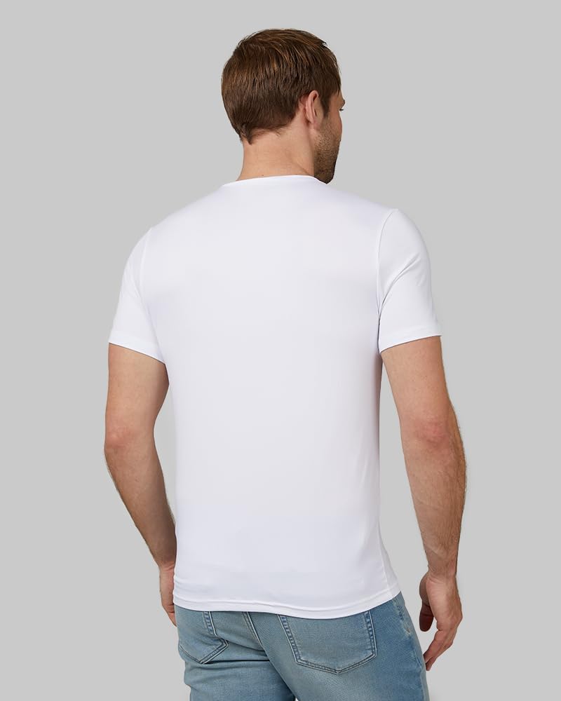Men's Cool Classic Vneck T-Shirt |       Anti-Odor |       4-Way Stretch |       Moisture Wicking