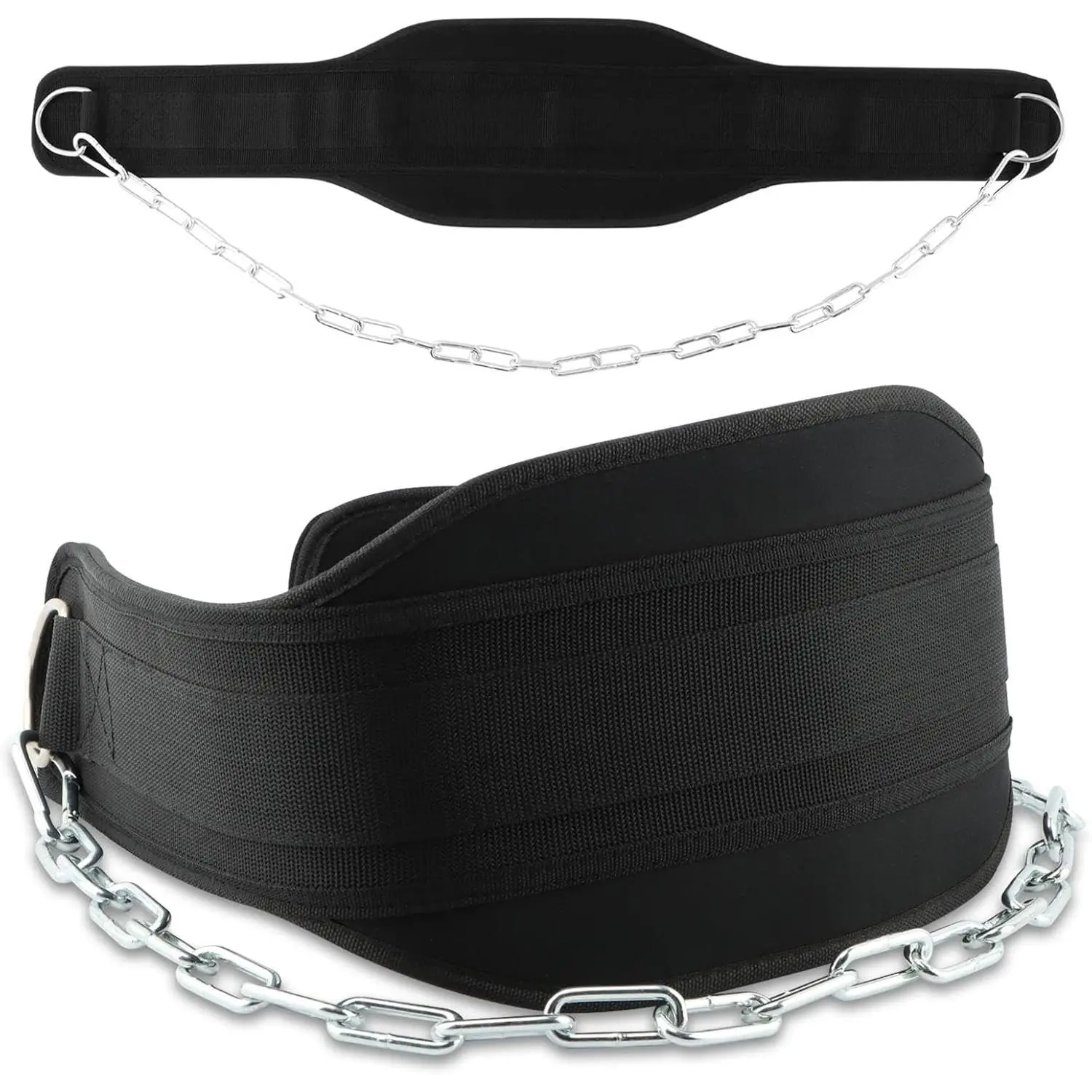 Dip Belt for Weightlifting,Weighted Pull Ups Belt with Chain,Weightlifting Belts for Men Women,Gym Workout  DipBelt for Weight Lifting,Squat,,Fitness Weight Belts
