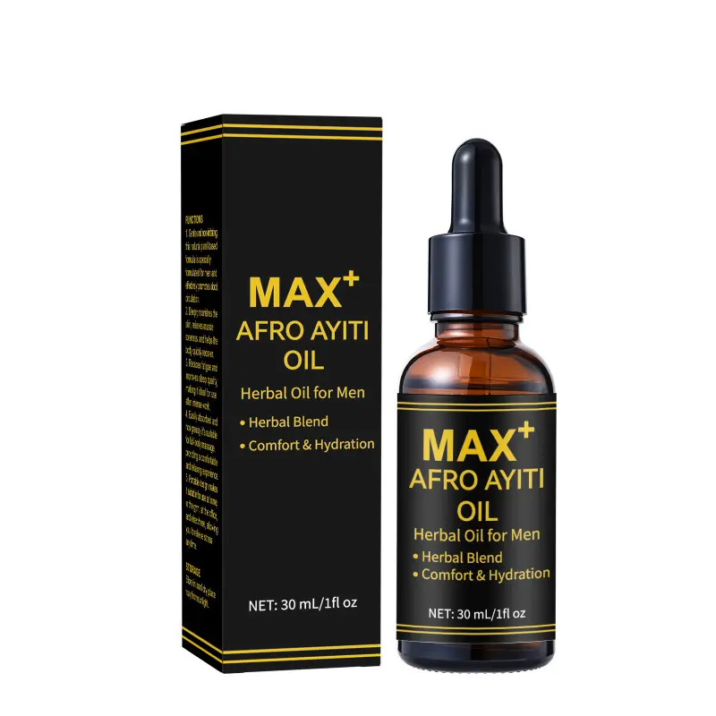 Max Out Afro Ayiti Herbal Massage Oil, 1 Fl Oz (30mL) - Natural Botanical Formula Max Out Afro Ayiti Herbal Massage Oil, 1 Fl Oz (30mL) - Natural Botanical Formula