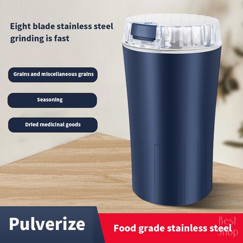 300W Electric Coffee Grinder for Fast Grinding—Perfect for Beans, Spices, Nuts & More. Compact and Portable, This Ultra-fine Powder Grinder Doubles As A Food Processor and Mixer for All Your Kitchen Needs. Multi-Function Grinding Tlools