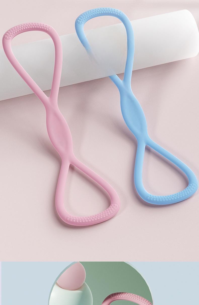 Women Workout Home Exercise Equipment Waist Back Stretching Resistance Band Gym Strength Training Set