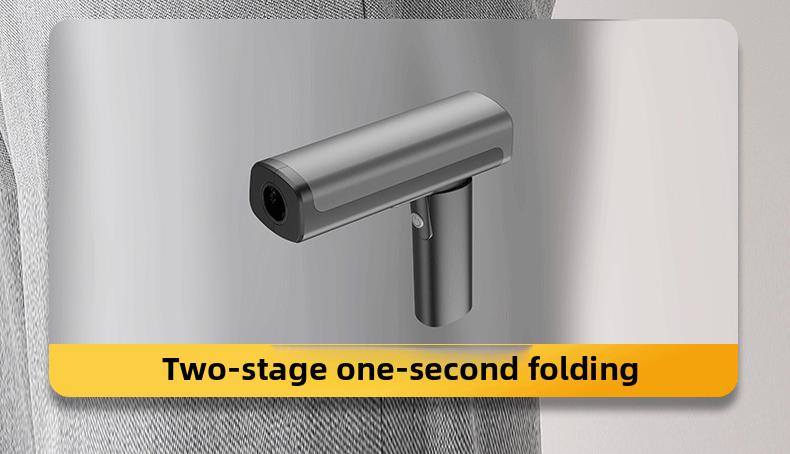 Cordless High Pressure Car Wash Gun, Foldable Portable High Power Washer, Rechargeable Lithium Battery Automatic Cleaning Gun