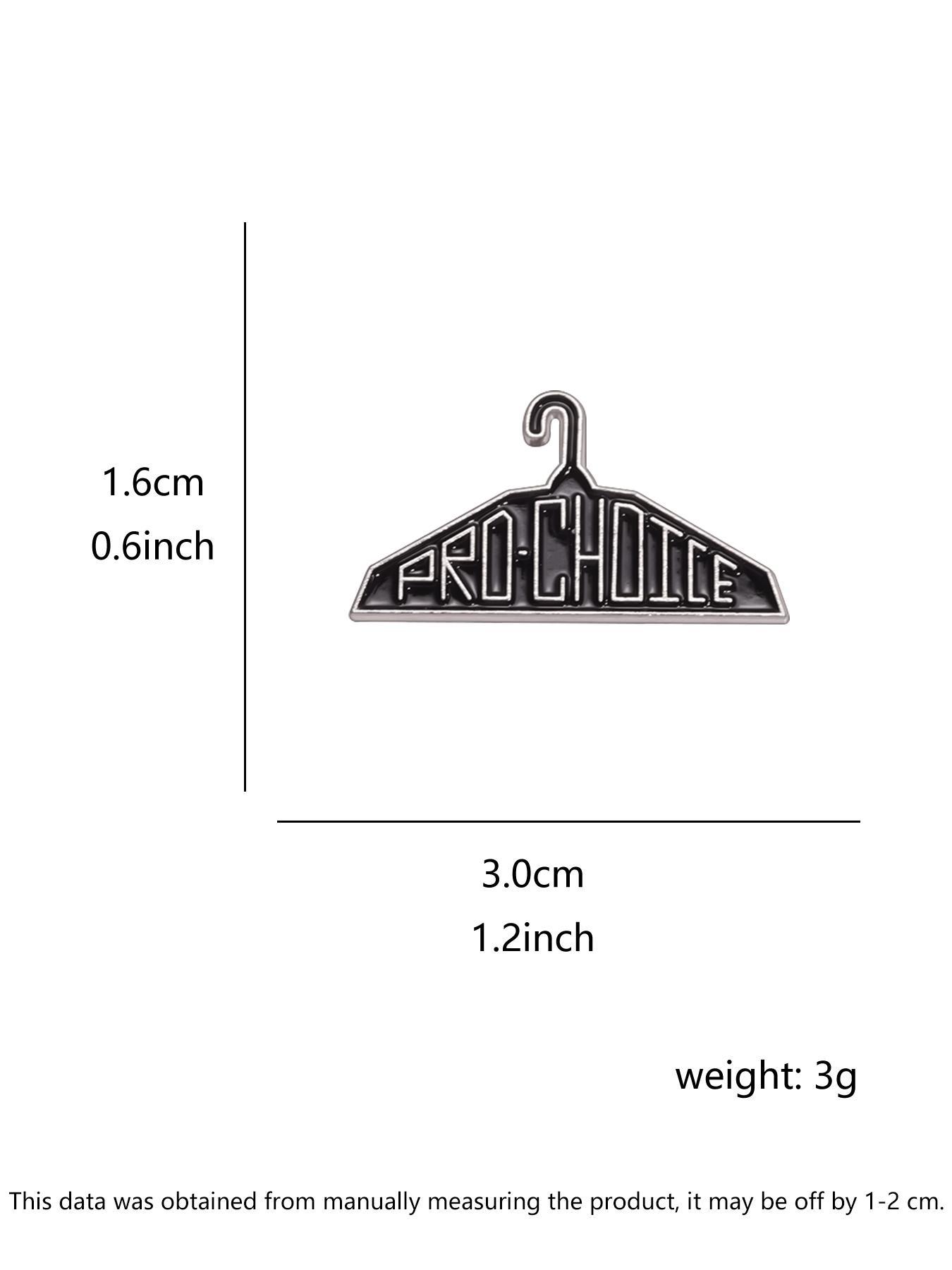 Cartoon Clothes Hanger Design Brooch Clip, Fashion Alloy Badge for Daily Clothing Decor, Trendy All-match & Exquisite Brooch for Birthday Gift