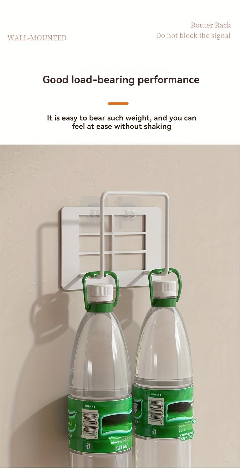 1 Pack No Drilling Router Wall Mount Bracket Multi Functional Shelf for Set Top Box WiFi Router Living Room Home Storage Organizer