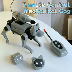 Remote Control Robot Dog Interactive Toy, Children's Electronic Pet Gift, STEM Interactive Pet, Intelligent Realistic Robot Dog Toy, Birthday & Christmas Gift