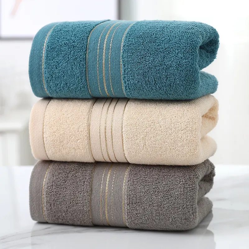 Pure Cotton Towels, Soft Absorbent Bath Towels for Bathroom, Quick Dry Hand and Face Towels for Home, Gym, Travel, Spa and Everyday Use