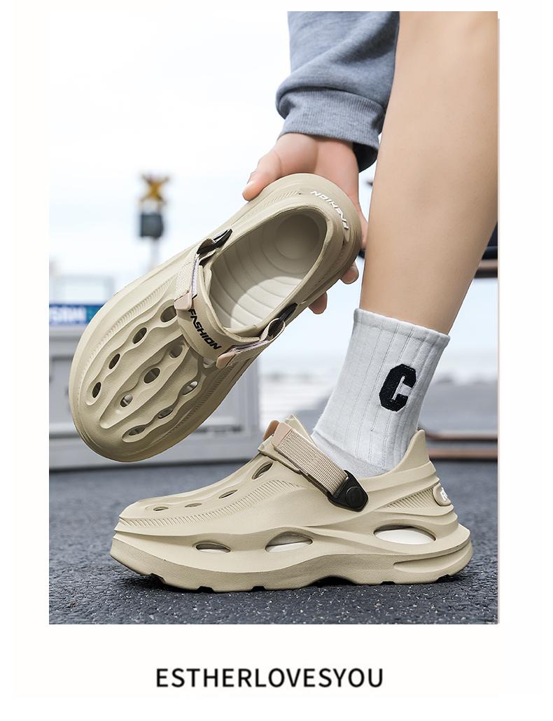 2-in-1 Slides & Clogs |     Perfect for Beach, Pool, Street Wear