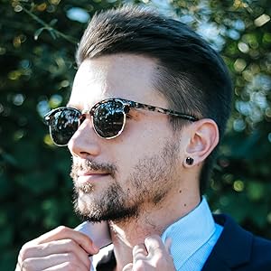 8 Pairs Hypoallergenic Stud Earrings Set | 316L Stainless Steel | Sensitive Ears Friendly | Unisex Jewelry 3-8mm (Silver & Black)