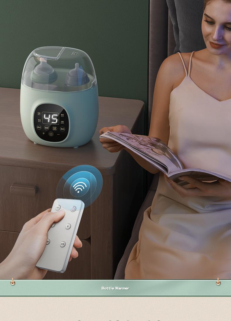 Newborn 2-in-1 bottle warmer for heating breast milk, baby bottle warmer, constant temperature milk warmer, sterilizer