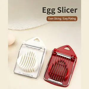 Plastic stainless steel egg splitter, multi-functional two-in-one design, is very suitable for dividing eggs, fruits, and vegetables. It is easy to use, detachable and easy to clean, and is very suitable for home kitchens.