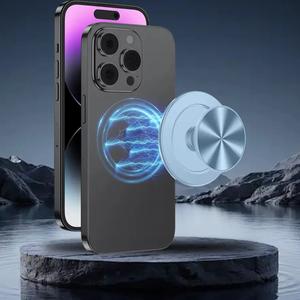 portable lightweight magnetic expanding phone grip holder, magnetic mobile phone grip, universal collapsible mobile phone grip stand for iphone 15/14/13/12 series, magnetic phone mount, gifts for girl