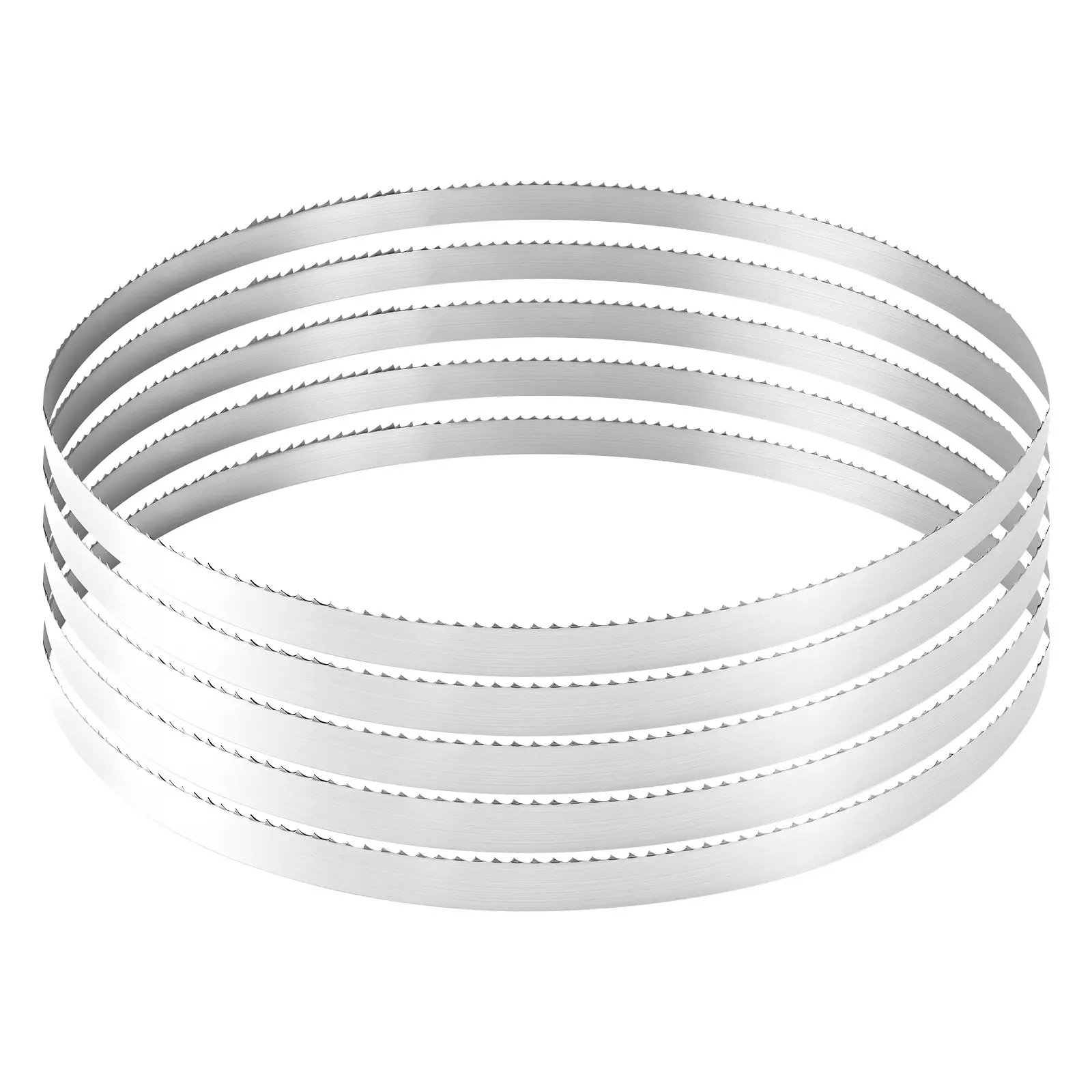 【Summerfinds】VEVOR Bandsaw Blade, 150 Inch Length, 4 TPI Band Saw Blade with 18 HRC Hardened Sharp Teeth, SK5 High-Strength Carbon Steel, 0.75 Inch Width, Replacement for Major Woodworking Band Saw Brands, 1 Pack