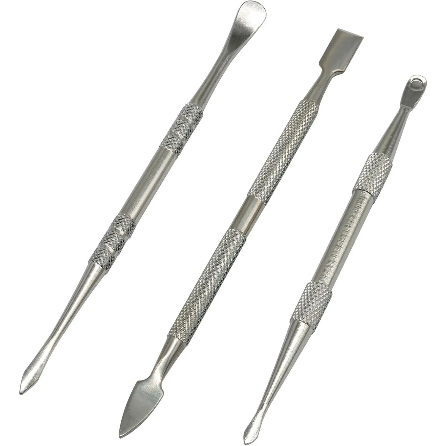 3 Pack Wax Carving Tools, Stainless Steel Sculpting Tools | Double-Ended Carving Tools, Wax Pottery Clay Tools, For /Wax/Clay/Pottery