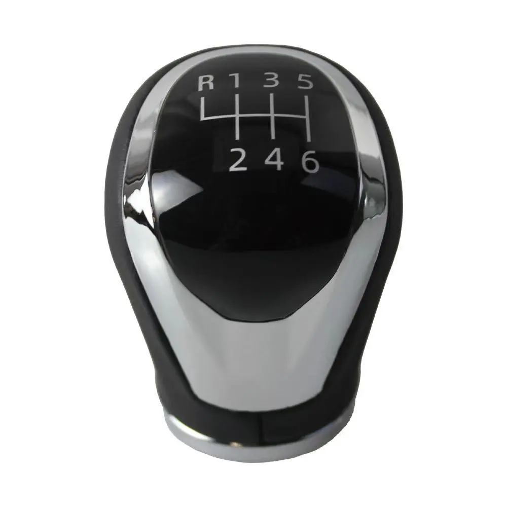 Car Interior Replacement Part for Nissan Qashqai J11 X-Trail T32, 6-Speed Gear Shift Knob, Shifter Knob, Gear Shift Handle Accessory