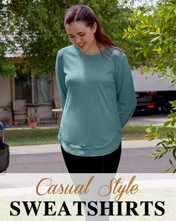 WIHOLL Womens Sweatshirt Crewneck Long Sleeve Shirts High Low Tops Curved Hem*(Size UP 1-2 for True Oversized Look!)* SpringStatements WIHOLL Womens Sweatshirt Crewneck Long Sleeve Shirts High Low Tops Curved Hem*(Size UP 1-2 for True Oversized Look!)* SpringStatements