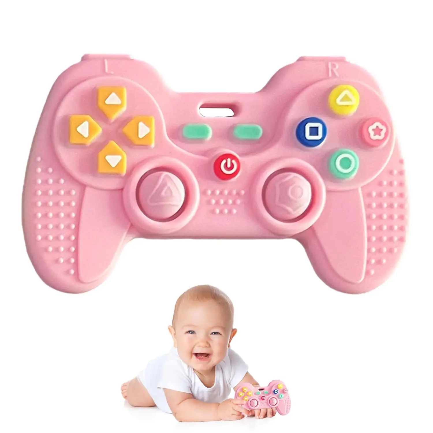 Silicone Teething Toys  Babies 0-6 Months, Teethers  Babies 6-12 Months, Remote Teether  Baby, Sensory Toys  Babies, Baby Chew Toys