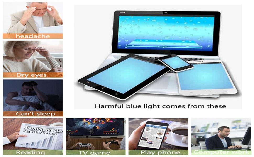 3 Pack Oversized Reading Glasses for Women Men with round Frame Fashion Blue Light Blocking Computer Readers