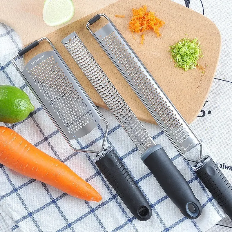 304 Stainless Steel Cheese Grater, Lemon Slicer, Multi-Functional Vegetable Cutter, Manual Shredder, Kitchen Tool, Cheese Grinder