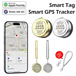 New Smart GPS Tracker Mini Airtag Reminder Device, iOS Apple Find Network, Anti-Lost Reminder, Mfi Rated Locator for Car Keys, Pets, Kids