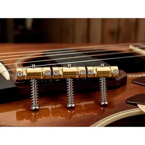 Three Point Saddle,Compensated Brass Saddles for Tele-Style Guitars, 3 Piece SetSolo Hot Shop