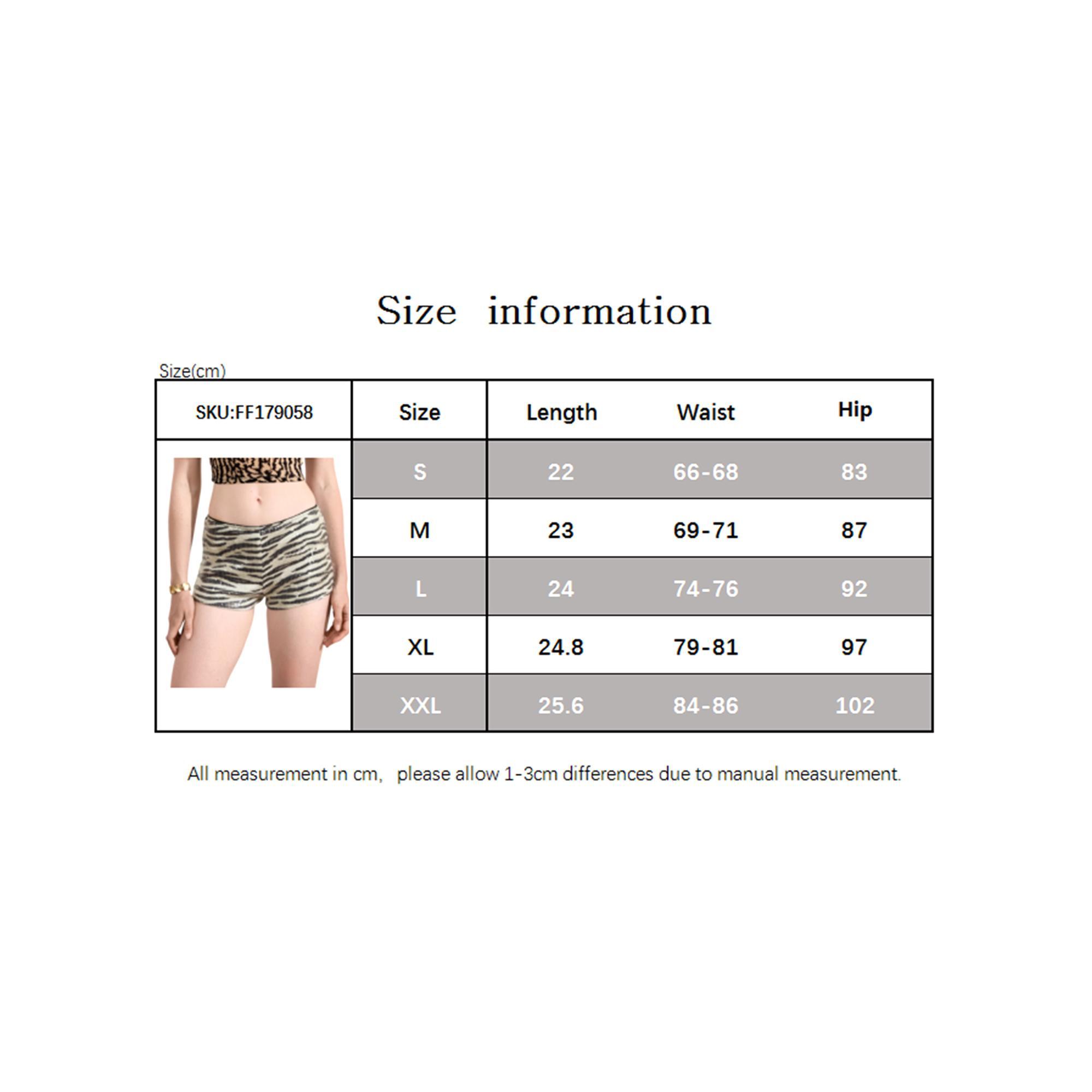 Women's Summer Hot Shorts Ladies Female Zebra Print Low Waist Sequin Short Pants Streetwear for Party