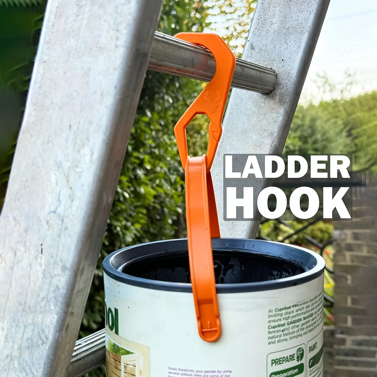 1 Household Hook, Ladder Hook, Convenient for Repairing The Walls and Roof of Your House, Avoiding Frequent Up and Down of The Ladder, Convenient for Placing Maintenance Tools, Wall Paint Ladder Hook, Paint Ladder Hook