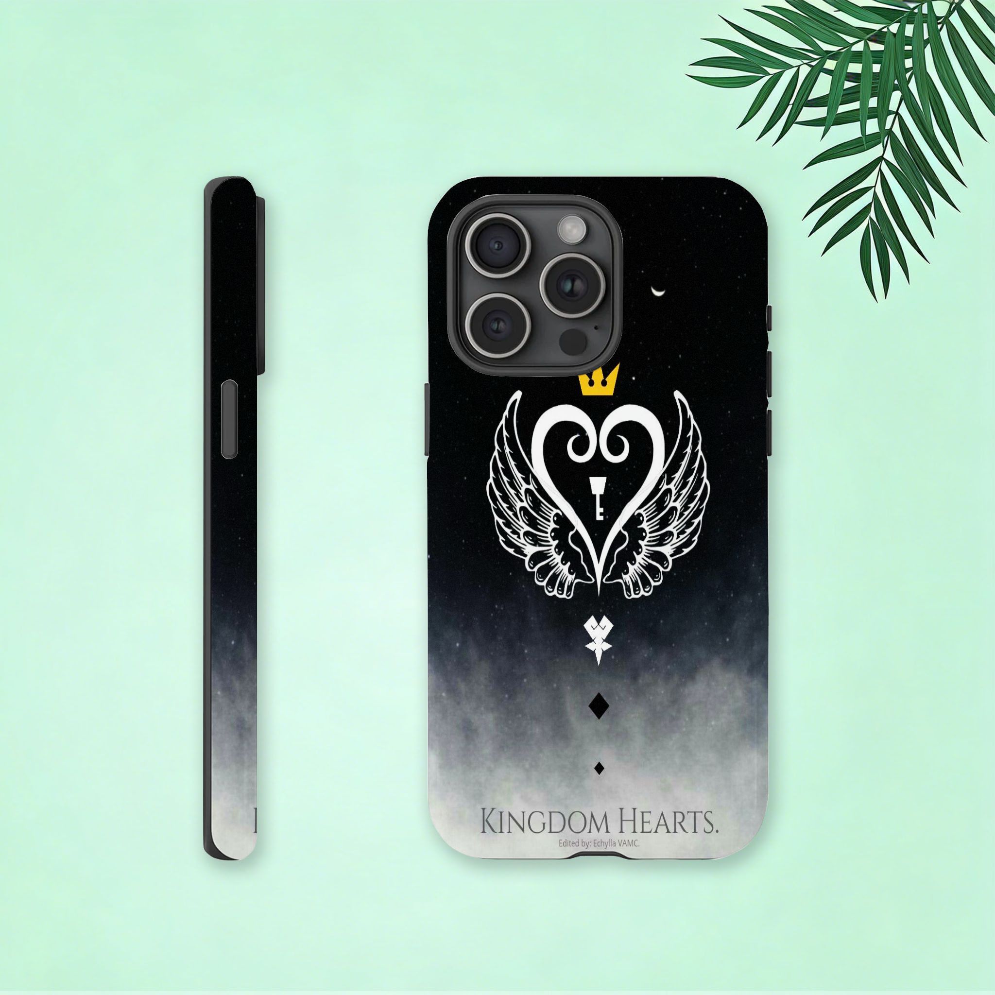 Kingdom Hearts Double-layer durable phone Cases For iPhone 17 16 15 14 13 12 Promax Pro Plus, hard shell protection ,Unique design,best Gift