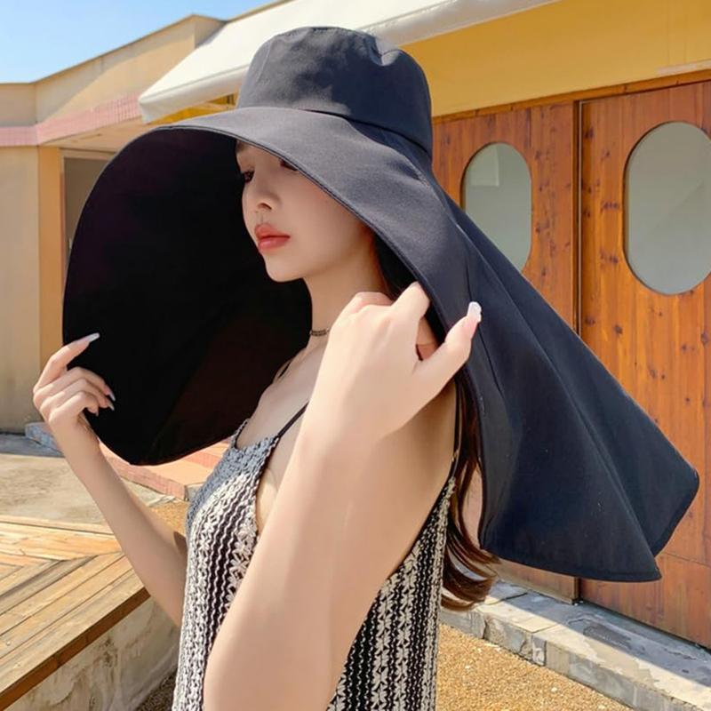 Women's Wide Brim Sun Hat UV Protection Outdoor Hat Solid Color Stylish Summer Accessory for Beach Garden Travel Everyday Wear Lightweight Breathable Women's Wide Brim Sun Hat UV Protection Outdoor Hat Solid Color Stylish Summer Accessory for Beach Garden Travel Everyday Wear Lightweight Breathable