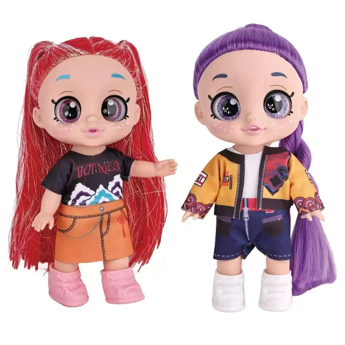 Fashion 5D Eyes Collectible Doll with Theme Song, 10 Inch 5-Joint Puppet Gift, Blue Tiger Stuffed Toy, Best Holiday and Birthday Present