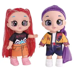 Fashion 5D Eyes Doll with Theme Song, 10 Inch 5-Joint Puppet Gift, Blue Tiger Stuffed Toy, Best Holiday and Birthday Present