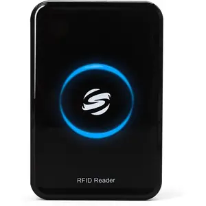 RFID Reader - Metal Case ID IC Card Reader Long Range 125KHz/13.56Mhz  Frequency Reads TK4001 EM4100 NFC Card MFS50S70 and Other 14443A Protocol Tags