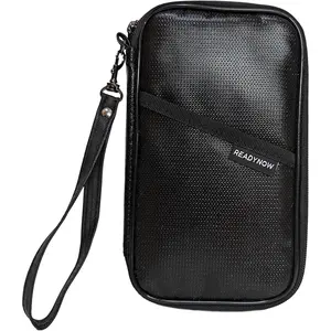 Fireproof Travel RFID Blocking Passport Holder Wallet - Ready Now Bags - Multi-functional Organizer for Men and Women, Large Family Capacity for Passports, Cards, and Documents, 8.9in x 4.8 in x 0.7in.