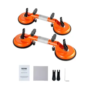 VEVOR Seamless Seam Setter, 2 Packs Granite Seam Setter with 5 in Vacuum Suction Cups, Seam Joiner for Seam Joining & Leveling, 180° Adjustable, Countertop Installation Tool for Tile Stone Marble Sla