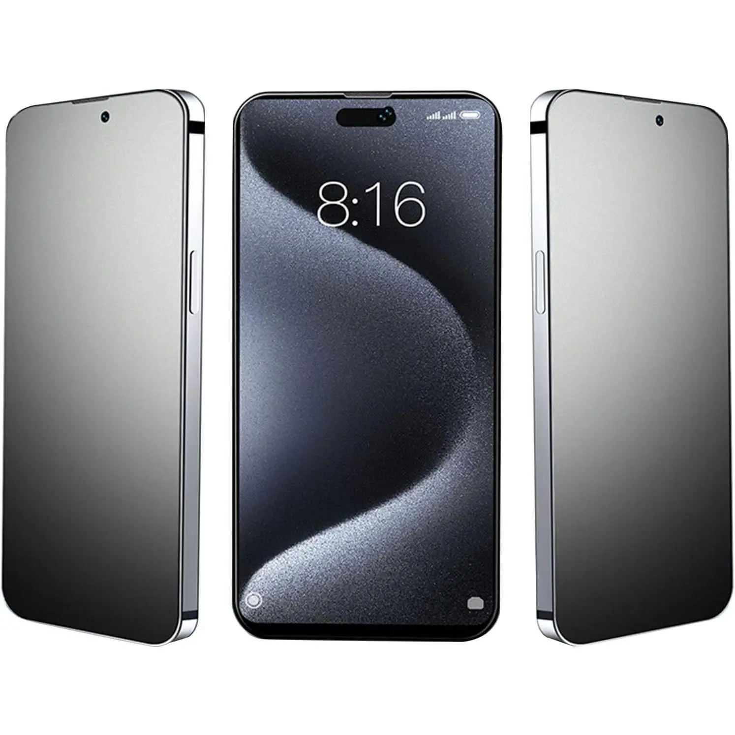 3 Pack Matte  Screen Protectors for  16 Pro Max Tempered Glass Anti-Spy Tempered Glass 9H Anti-Glare Anti-Fingerprint  Protective Film for  16 Pro Max,6.9"