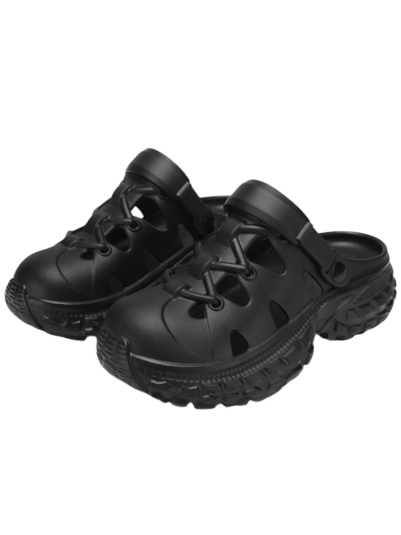 Unisex Slip-On Sandals, Casual Anti-Slip Durable Large Size Toe-Protecting Slippers, Outdoor Waterproof Work Shoes, Kitchen Professional Cool Flip-Flops
