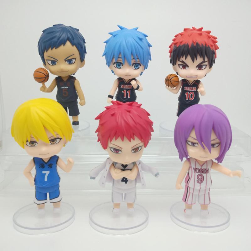 Full Set Anime Kuroko's Basketball Action Figure Kuroko Tetsuya Kagami Taiga Takao Kazunari Model Figurine Toy Boys Gift Pendant