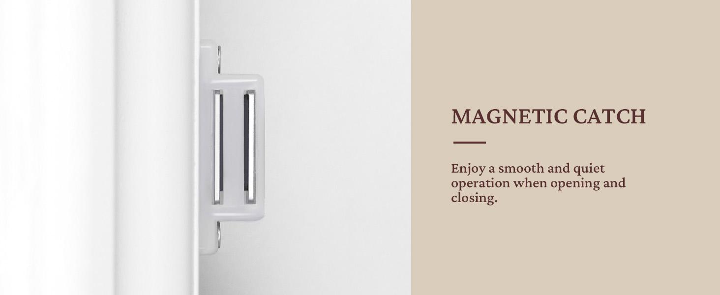 Wooden Floor Cabinet, Side Storage Organizer with 4 Drawers and 1 Cupboard, Freestanding Entryway Storage Unit Console Table, Bathroom Furniture Home Decor, White