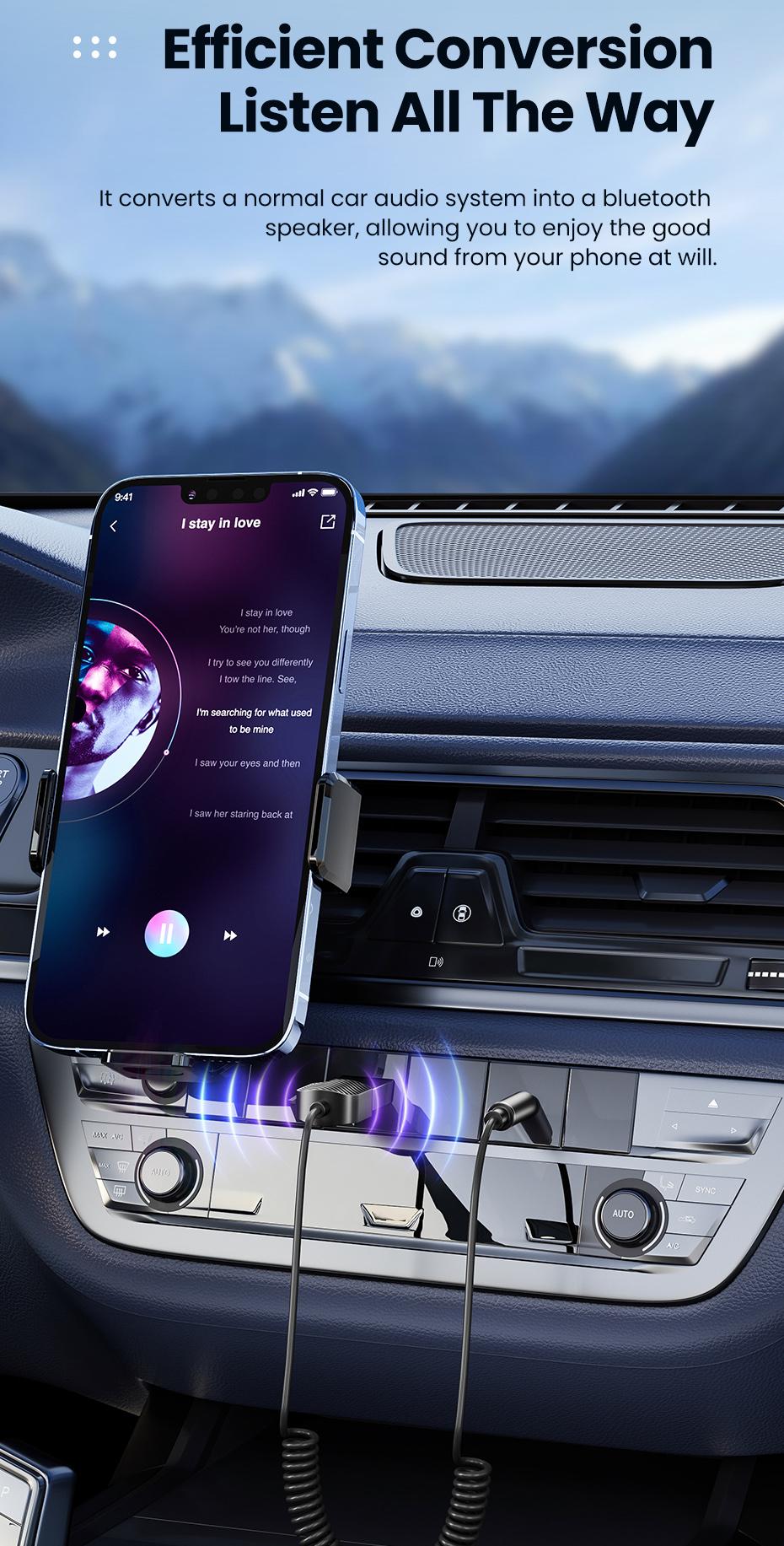 Toocki Wireless Aux Bluetooth Adapter USB to 3.5mm Jack Car Audio Aux Dongle Bluetooth 5.4 Handsfree Kit for Cars Wireless Receiver BT Transmitter Toocki Wireless Aux Bluetooth Adapter USB to 3.5mm Jack Car Audio Aux Dongle Bluetooth 5.4 Handsfree Kit for Cars Wireless Receiver BT Transmitter