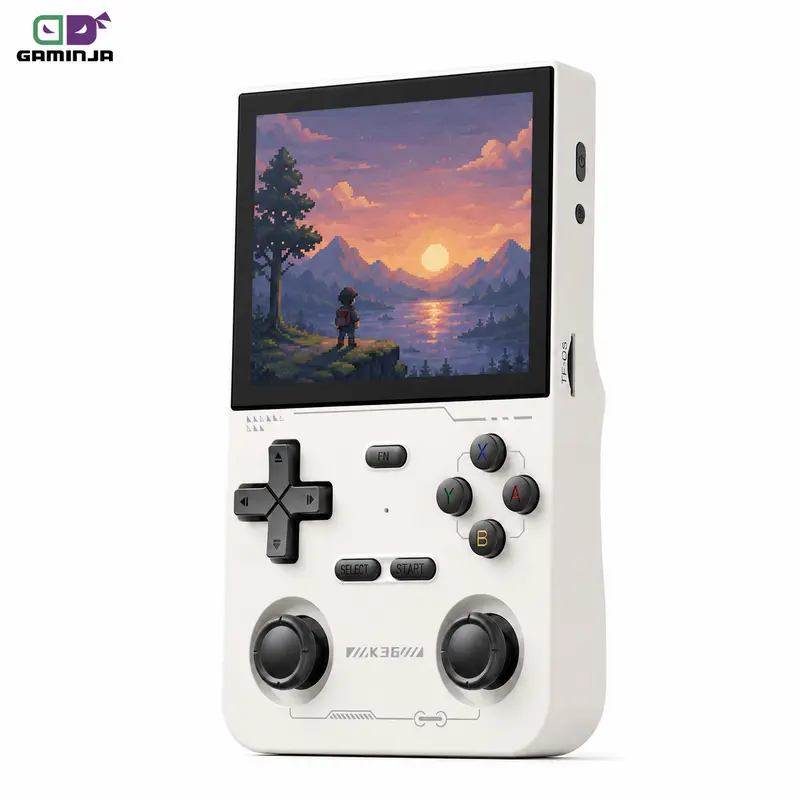 YLW K36 Open Source Linux System Handheld Game Console, 3.5HD IPS Screen Compact Portable Retro Handheld Player with 20+ Emulators Supported