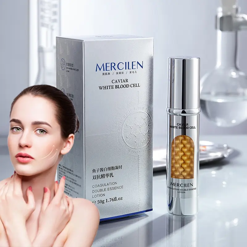 Mercilen Hydrating Essence Lotion 50g, Intensive Moisturizing, Reduces Dry Lines, Tightens Skin, Daily Face Care, Unisex
