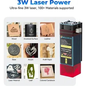 SCULPFUN C1 Laser Engraver, 3000mW Lazer Engraving and Cutter with Working Area 130x150mm 0.04mm Laser Spot Engraving Machines Wood Leather Acrylic