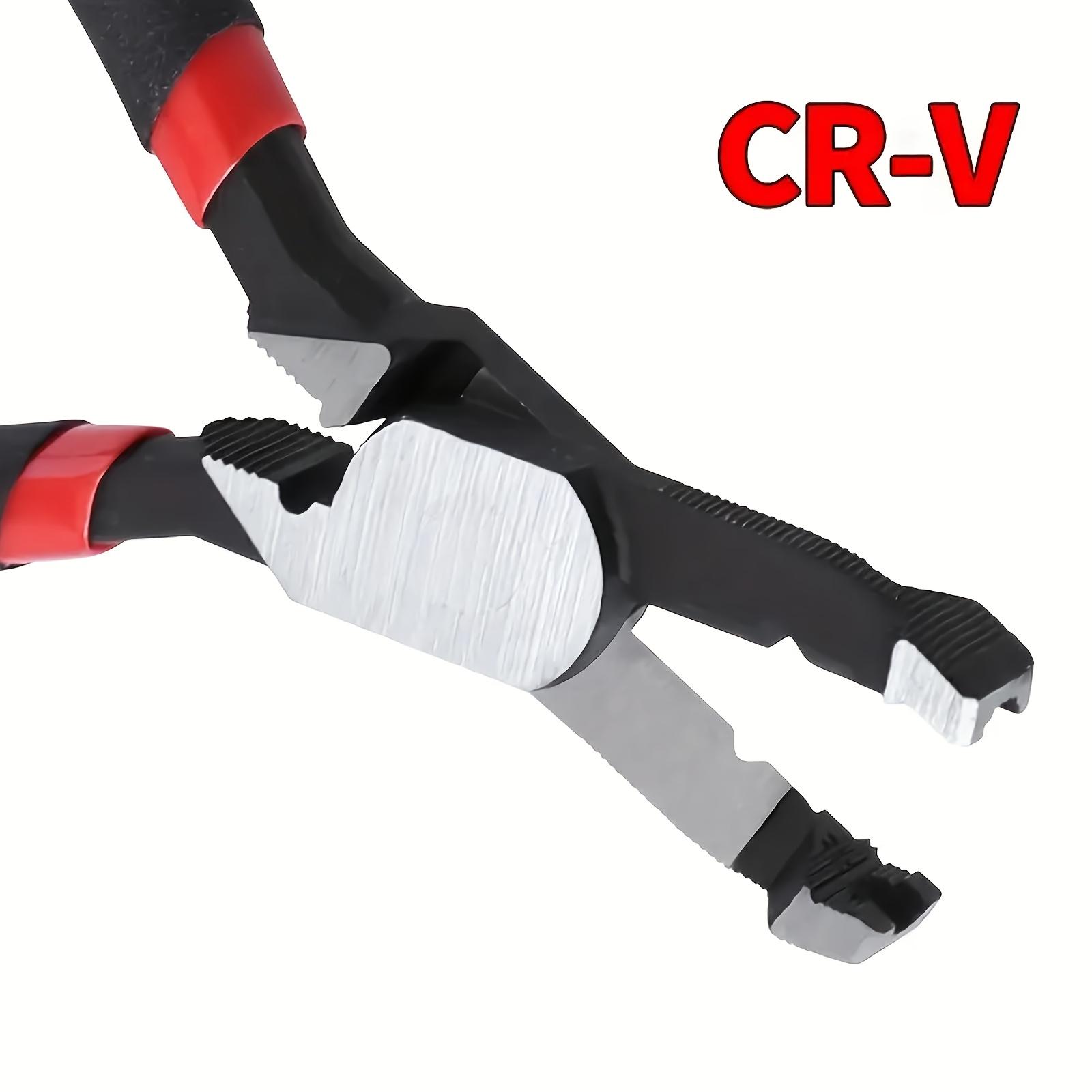 Engineer Pliers Screw Extractor Tool – Stripped Screw Remover Pliers for Damaged, Rusted, One-Way Screws, Heavy Duty Grip for Easy Removal, Multi-Use Lineman Tool for DIY Repair, Automotive, Home Maintenance, Durable Anti-Slip Design