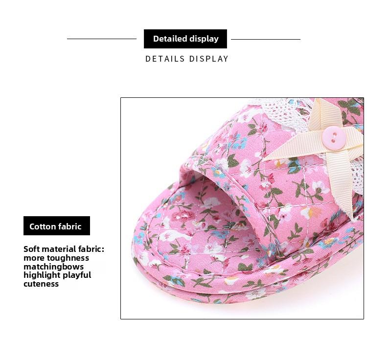 Two-layer fabric-soled wooden floor slippers, soft-soled couple's slippers, women's summer indoor silent home shoes