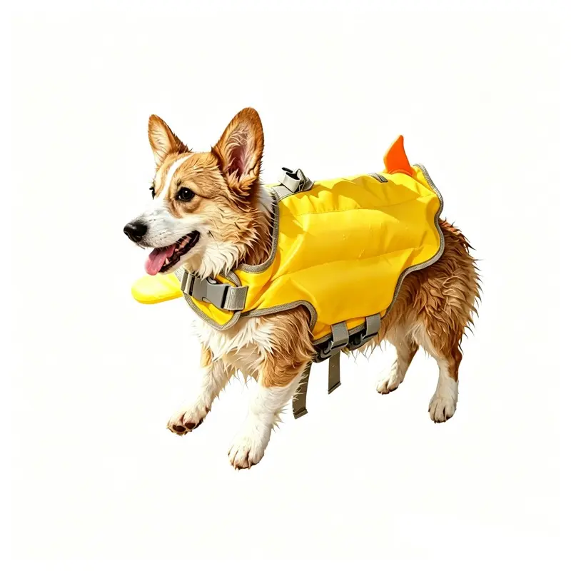 Dog Life Jacket, Pet Outdoor Swimming Clothes for Summer, Teddy Bear Small Medium Puppies, Water Play Gear, Puppy Swimwear for Hot Weather
