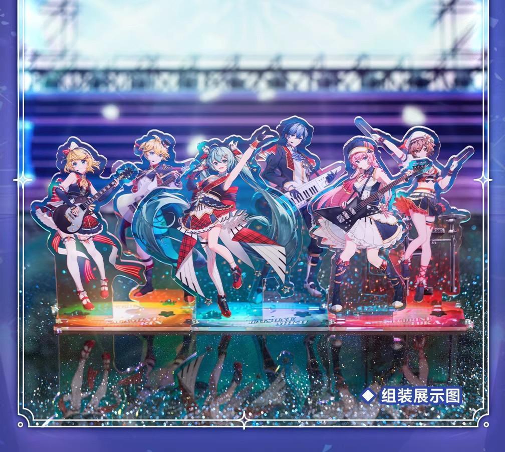 New Genuine Moeyu Hatsune Miku Acrylic Standee Star Shining Voice Display Ornament Hatsune Miku Anime Merchandise Gift Toy
