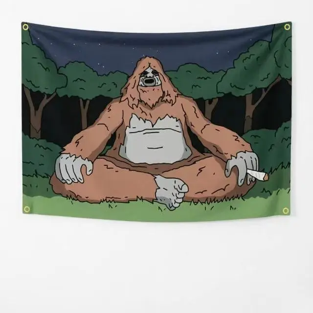 The Big Lez Show Meme  Tapestry Wall Hanging Sassy  Decoration Dorm PartyBackdrops Cloth  The Sasquatch Banner Aesthetic